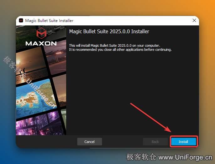 点击【Install】。