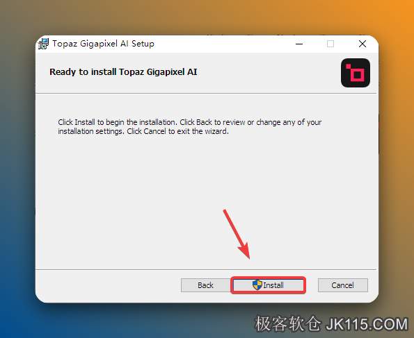 点击【Install】。
