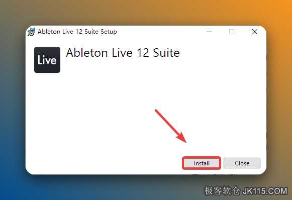 点击【Install】。