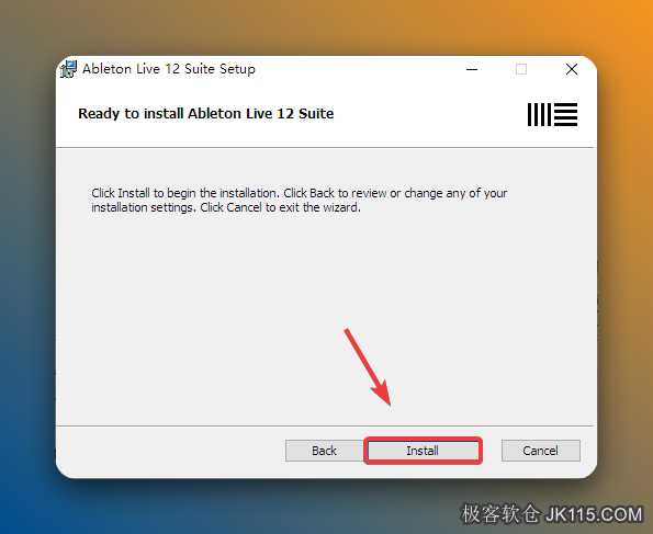 点击【Install】。