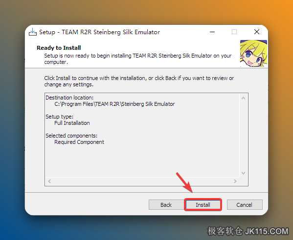 点击【Install】。