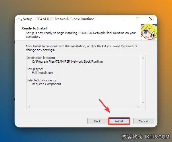 点击【Install】。