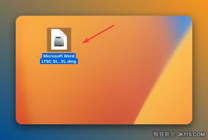 双击打开【Microsoft Word LTSC Standard 2024 for Mac 16.108.3 VL】。