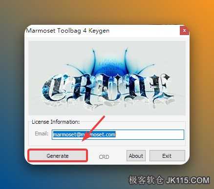 点击【Generate】。
